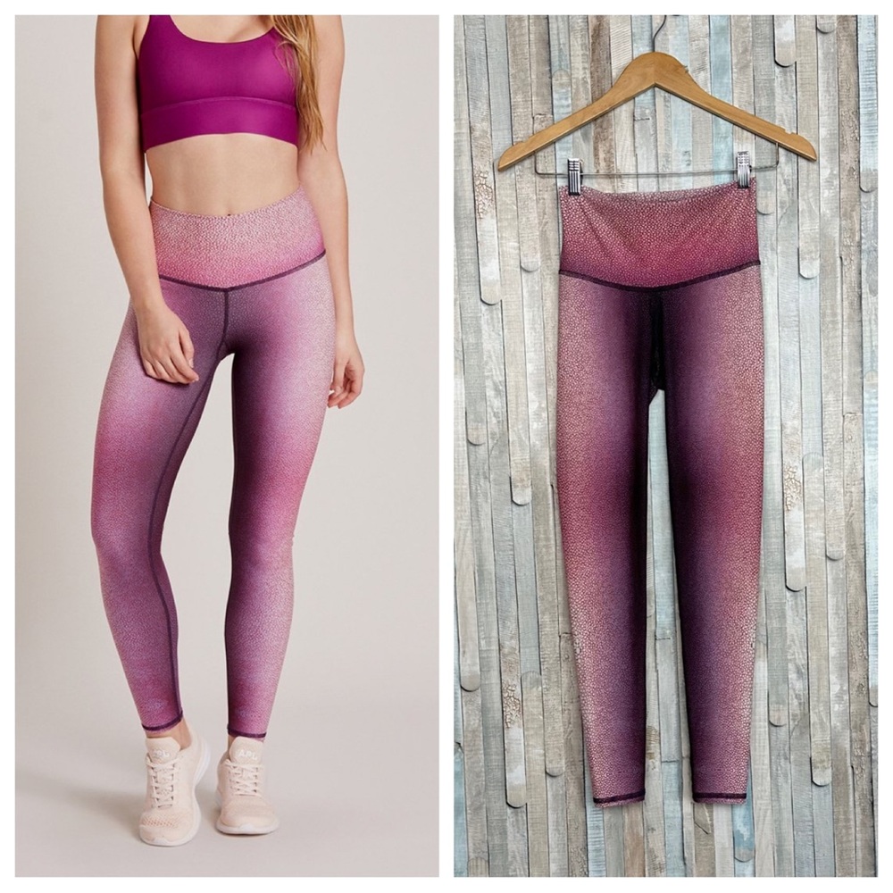 Niyama Sol XS Barefoot Legging Shagreen Peony‎ Ombré Recycled Yoga Athletic